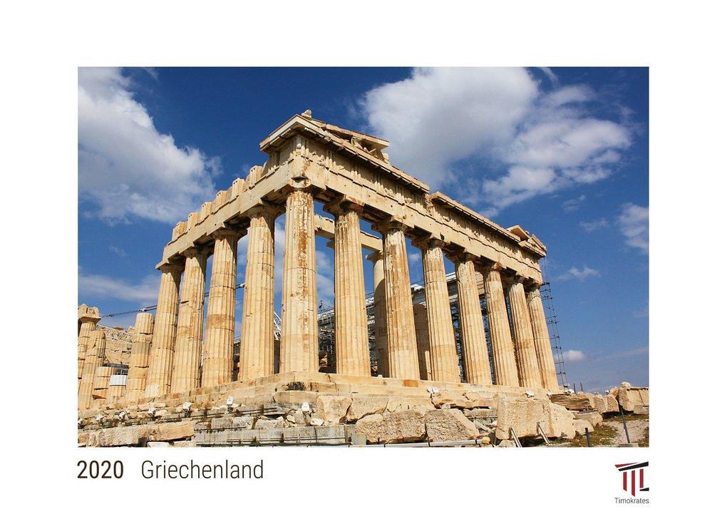 Griechenland 2020 - White Edition - Timokrates Kalender, Wandkalender, Bildkalender - DIN A3 (42 x 30 cm)