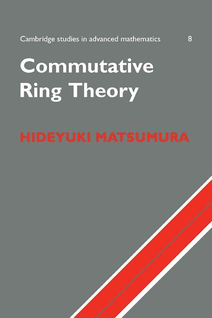 Cambridge University Press Commutative Ring Theory - Bild 5