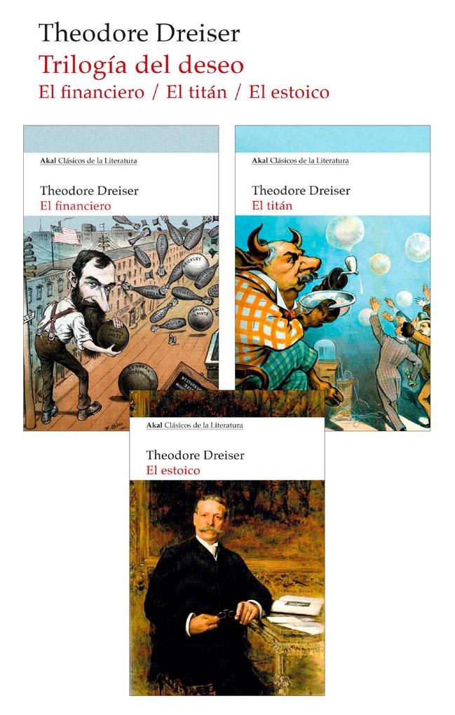 Pack Trilogía del Deseo - Theodore Dreiser