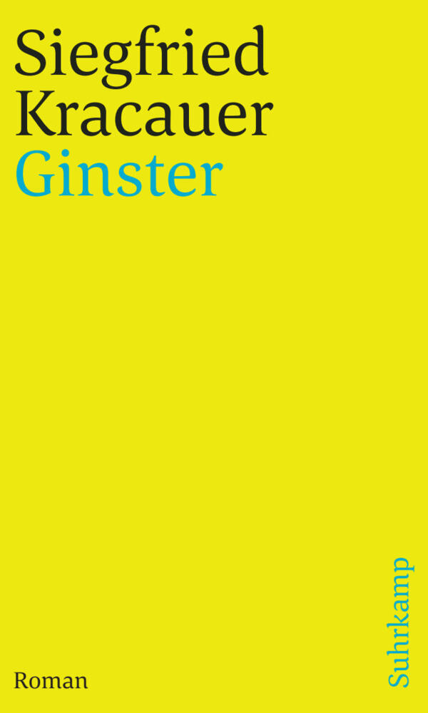 Suhrkamp Ginster, Belletristik Von Siegfried Kracauer - Bild 6