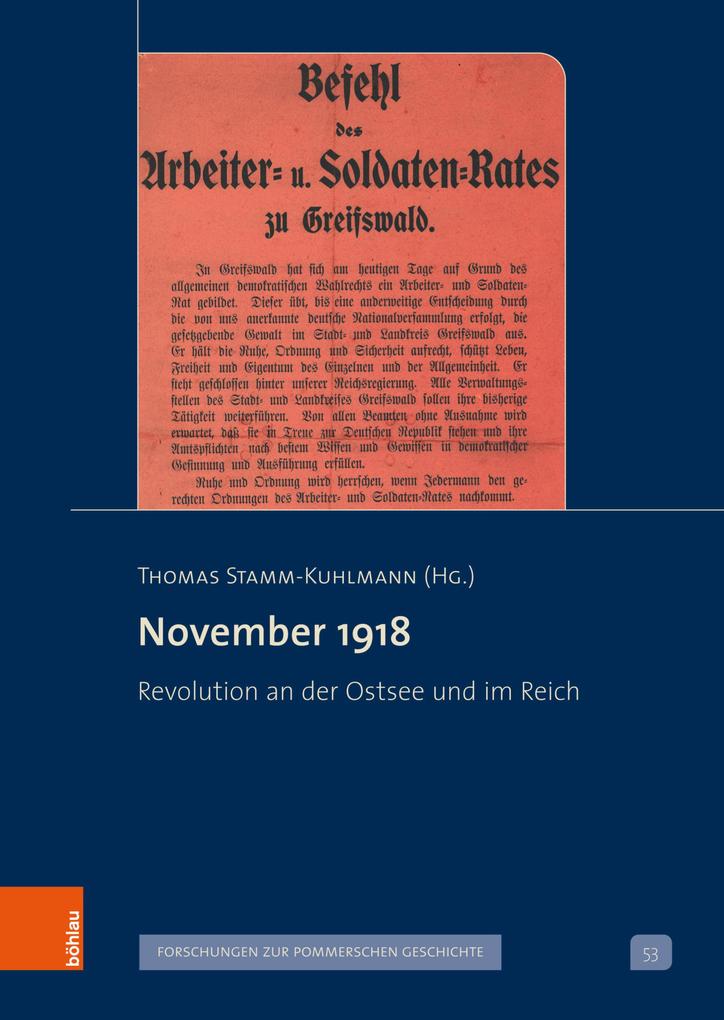 November 1918 - Thomas Stamm-Kuhlmann