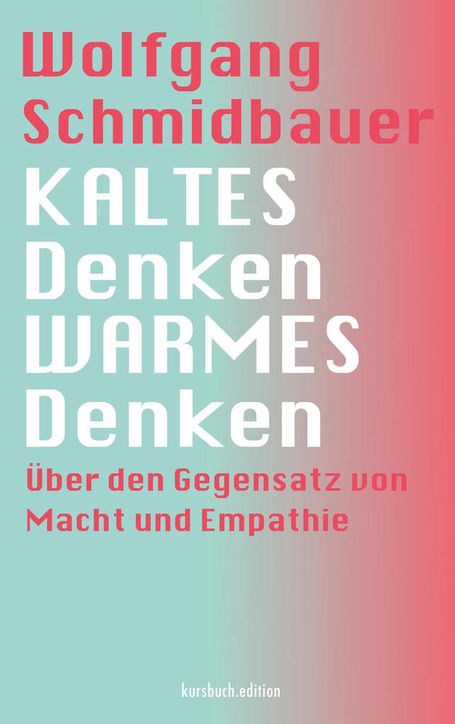 KALTES Denken, WARMES Denken: Ã?ber den Gegensatz von Macht und Empathie Wolfgang Schmidbauer Author
