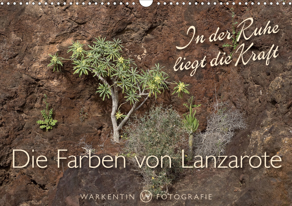 Die Farben von Lanzarote - In der Ruhe liegt die Kraft (Wandkalender 2021 DIN A3 quer)