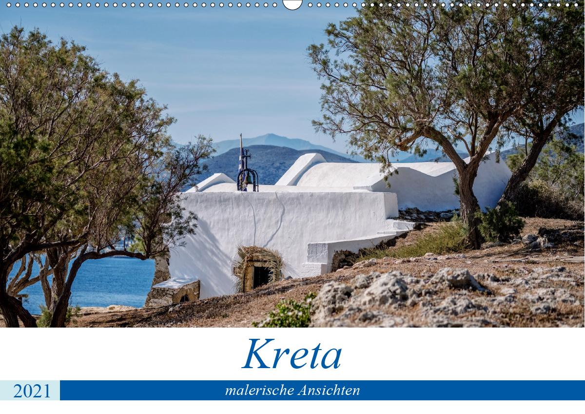 Kreta - malerische Ansichten (Wandkalender 2021 DIN A2 quer)