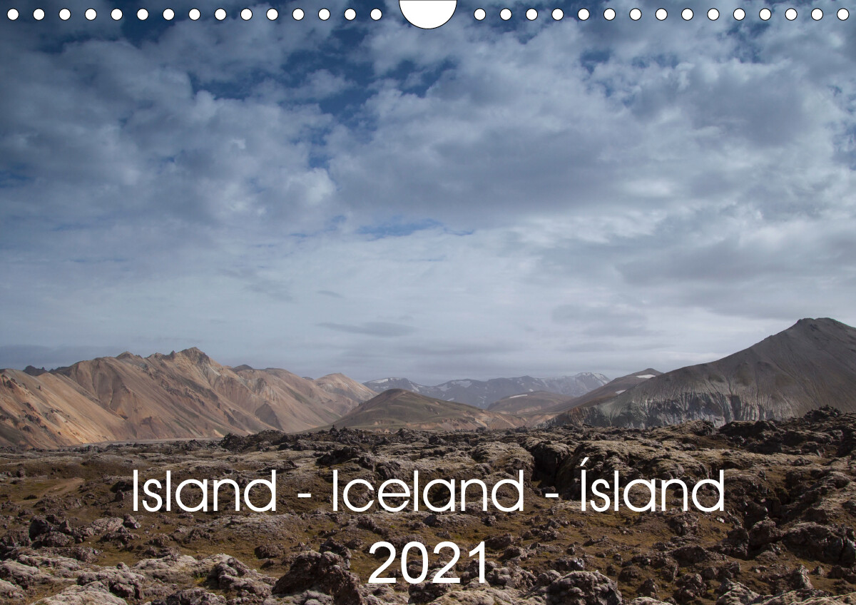 Island - Iceland - Ísland (Wandkalender 2021 DIN A4 quer)