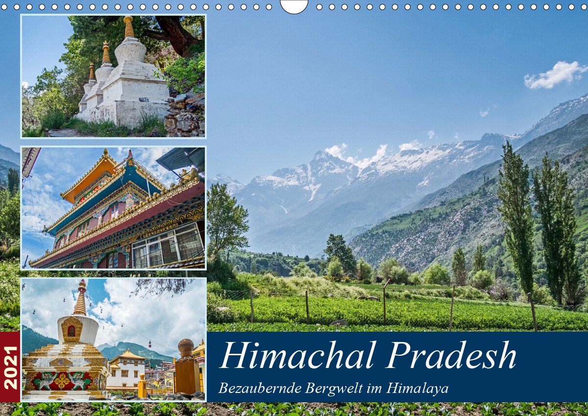 Himachal Pradesh - Bezaubernde Bergwelt im Himalaya (Wandkalender 2021 DIN A3 quer)