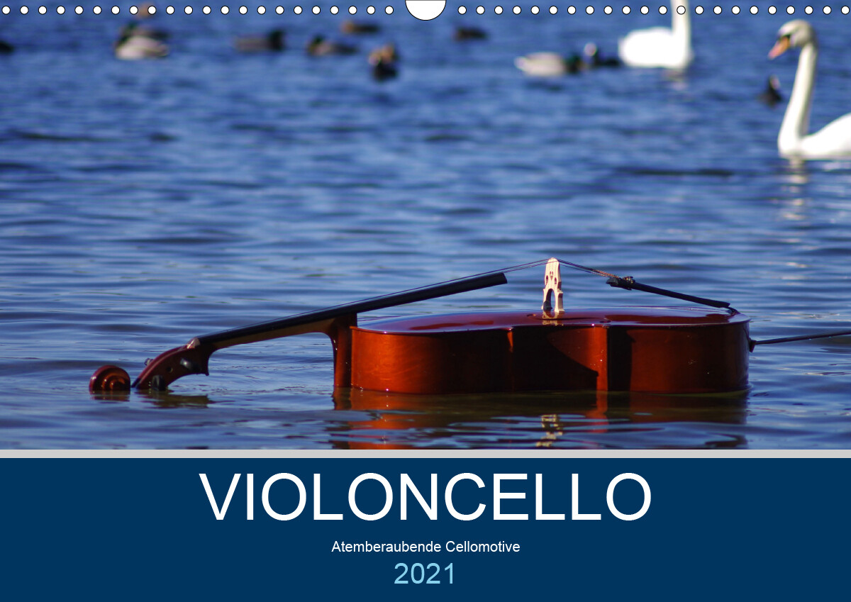 VIOLONCELLO - atemberaubende Cellomotive (Wandkalender 2021 DIN A3 quer)