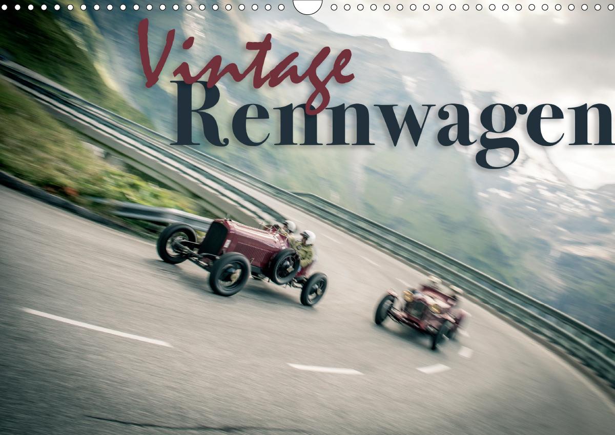 Vintage Rennwagen (Wandkalender 2021 DIN A3 quer)