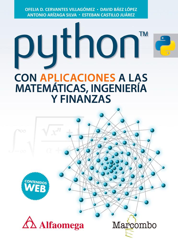 Python con aplicaciones a las matemáticas ingeniería y finanzas - Vv. Aa.