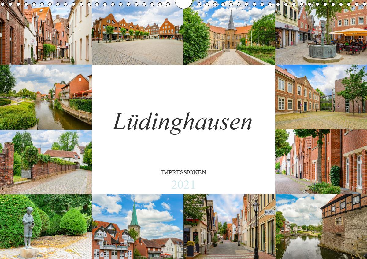 Lüdinghausen Impressionen (Wandkalender 2021 DIN A3 quer)