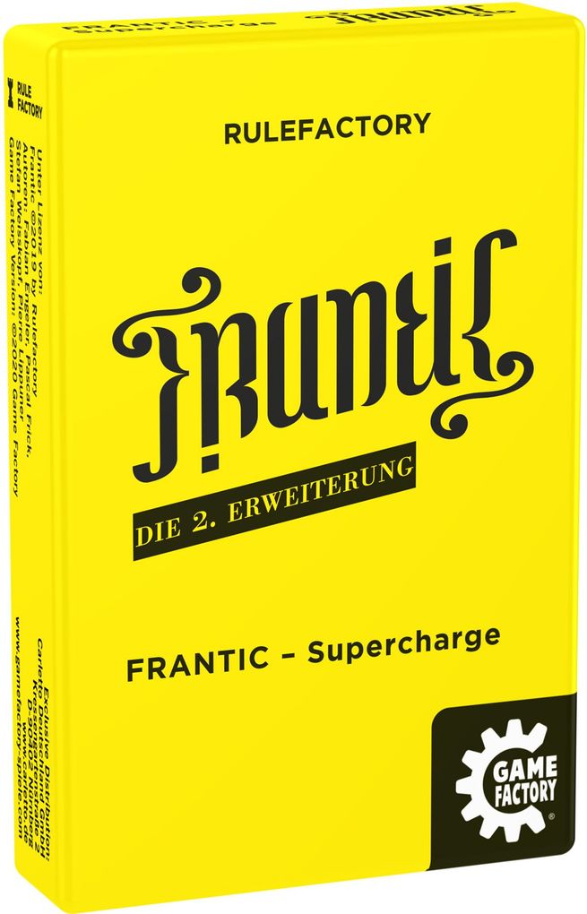 Game Factory Mehrfarbig Frantic - Supercharge (D) (Deutsch, 2 - 8 Spieler) - Bild 8