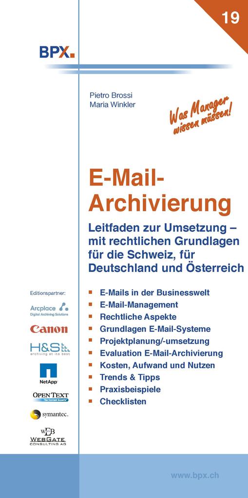 E-Mail Archivierung - Pietro Brossi