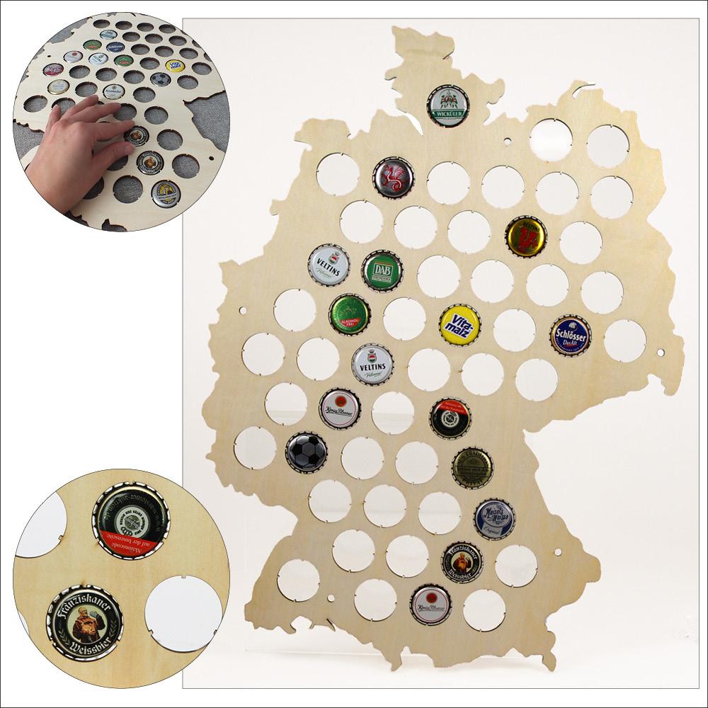 Safe Schwäbische Albumfab Holzkarte Deutschland Für Kronkorken