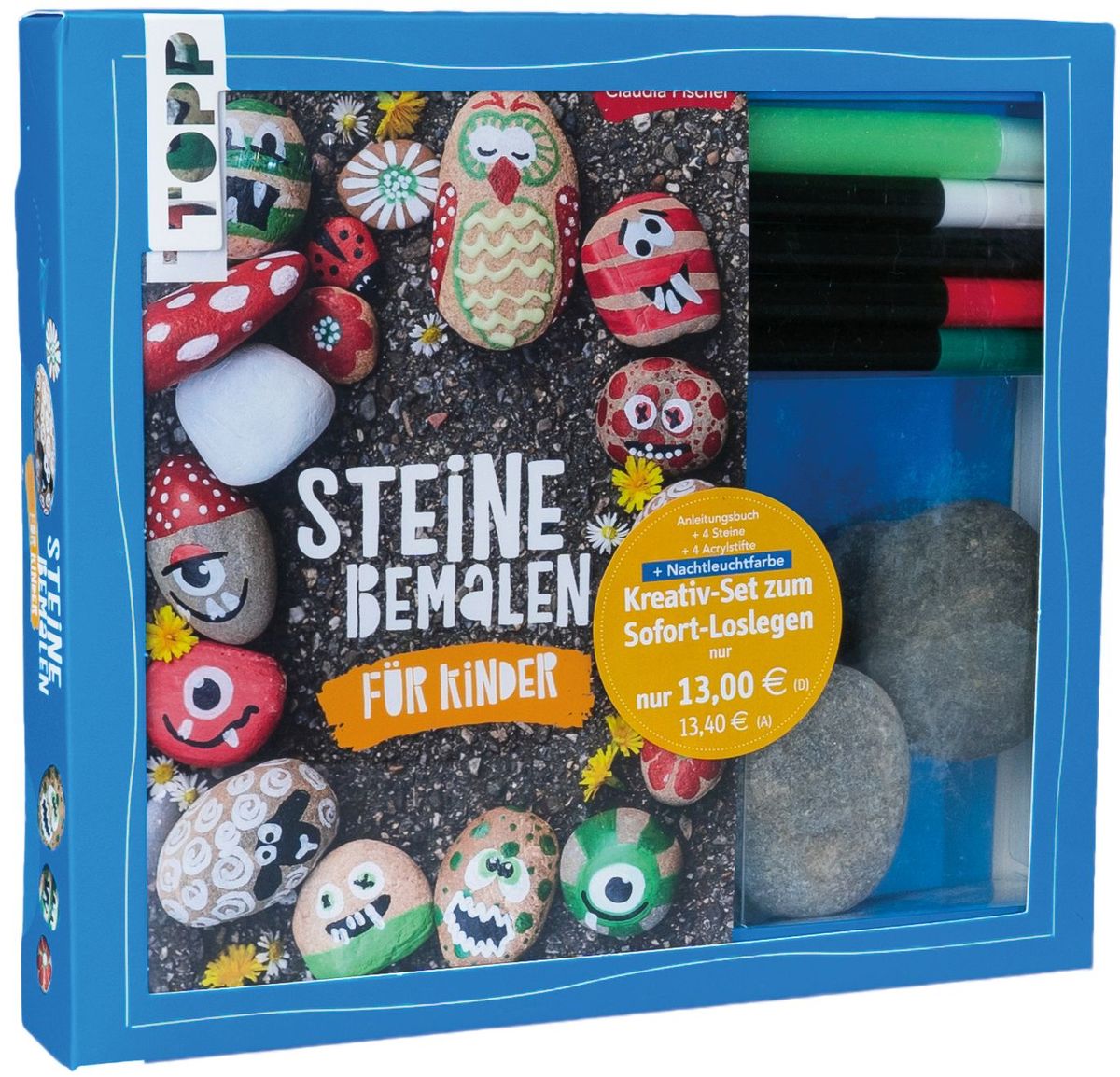 Steine bemalen Kreativ Set für Kinder ab 5 Jahren - Image 14