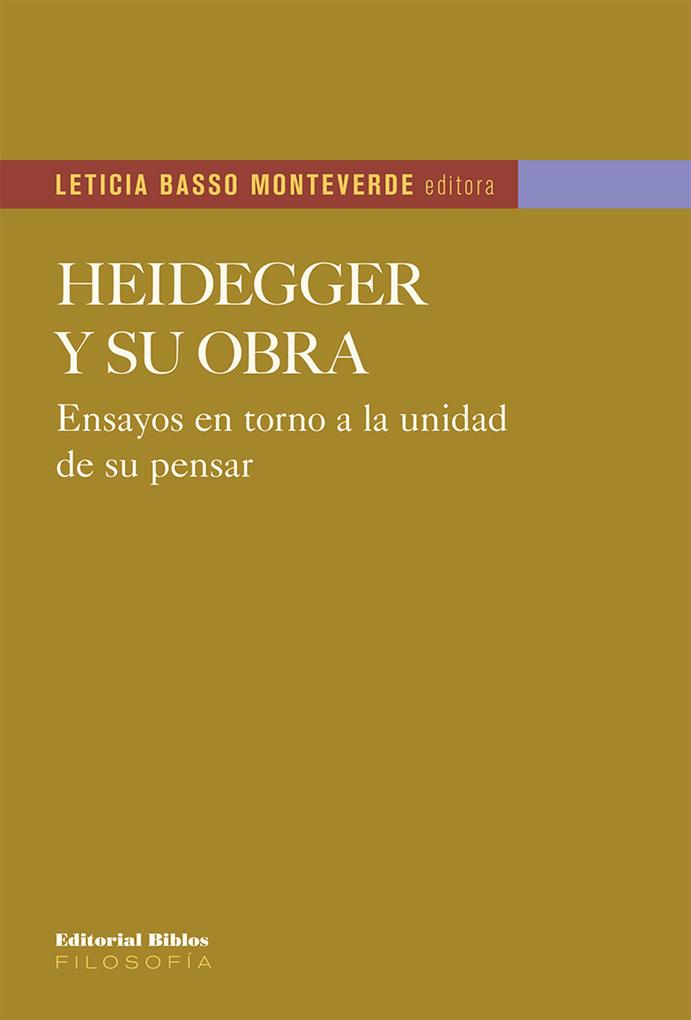 Heidegger y su obra - Leticia Monteverde Basso
