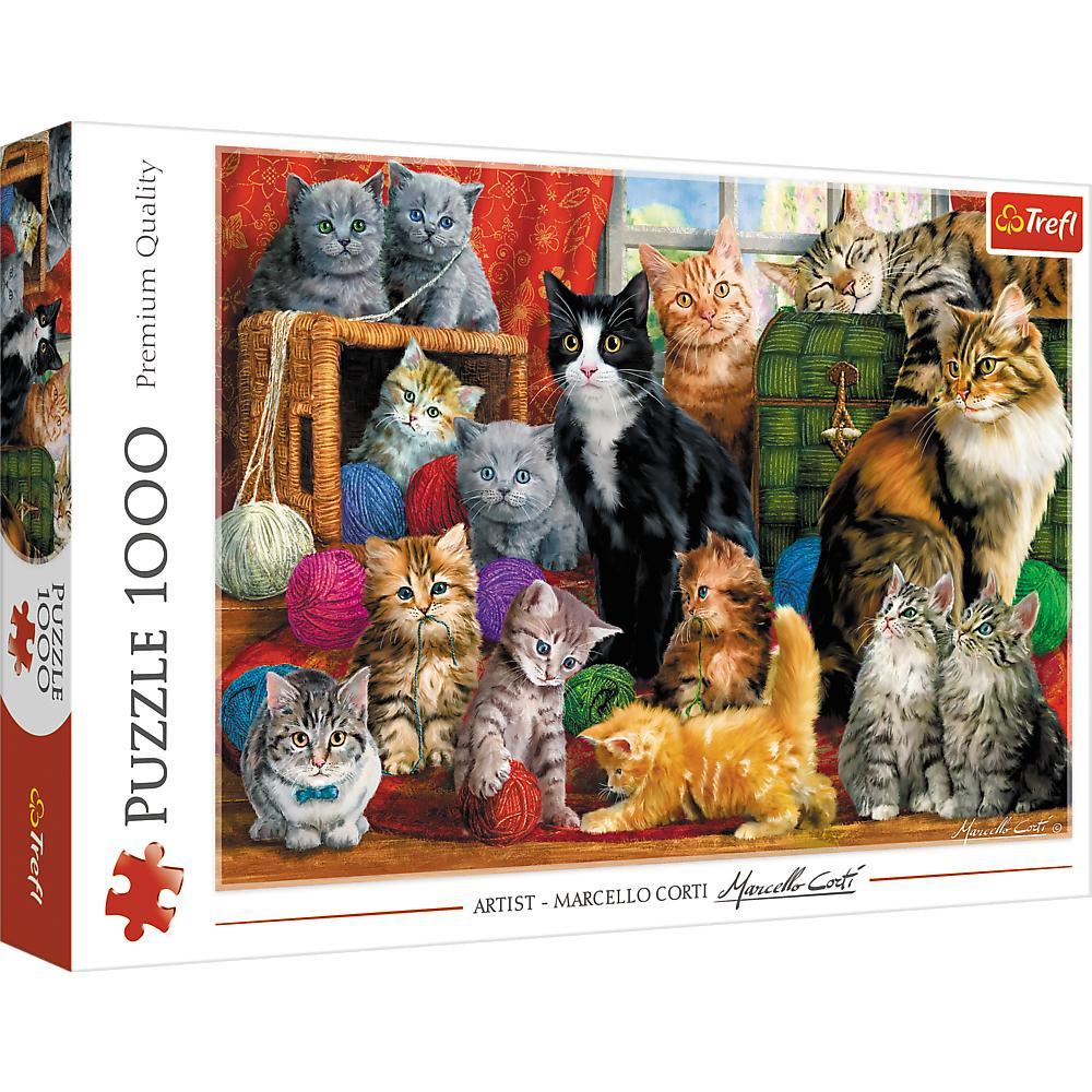Trefl Sa Puzzles - '1000' - Katzentreffen - Bild 9