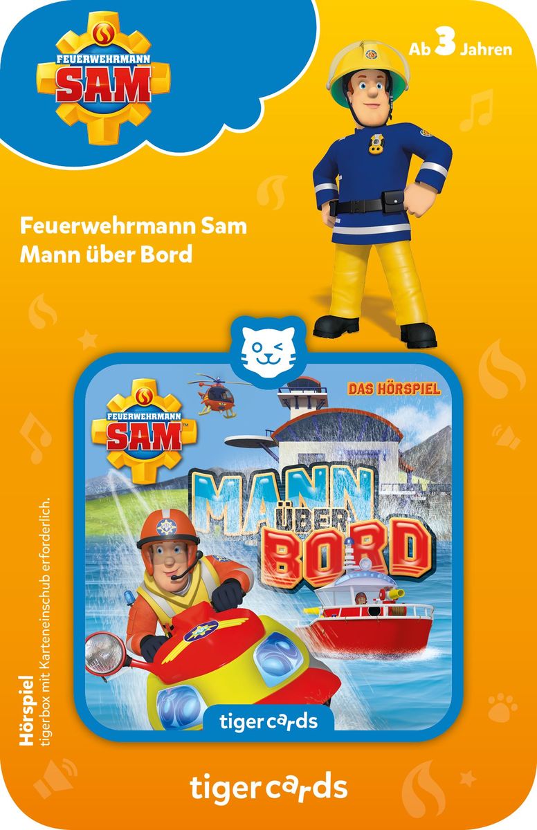 Tiger Media Deutschland Tigercard - Feuerwehrmann Sam - Mann Über Bord - Bild 8