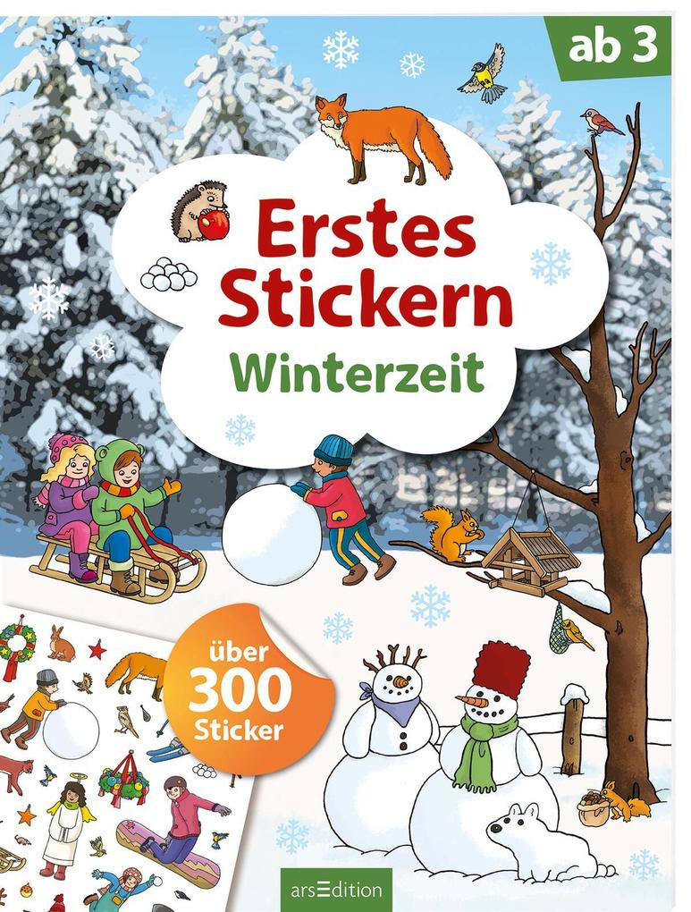 Erstes Stickern – Winterzeit - Taschenbuch - Bild 4