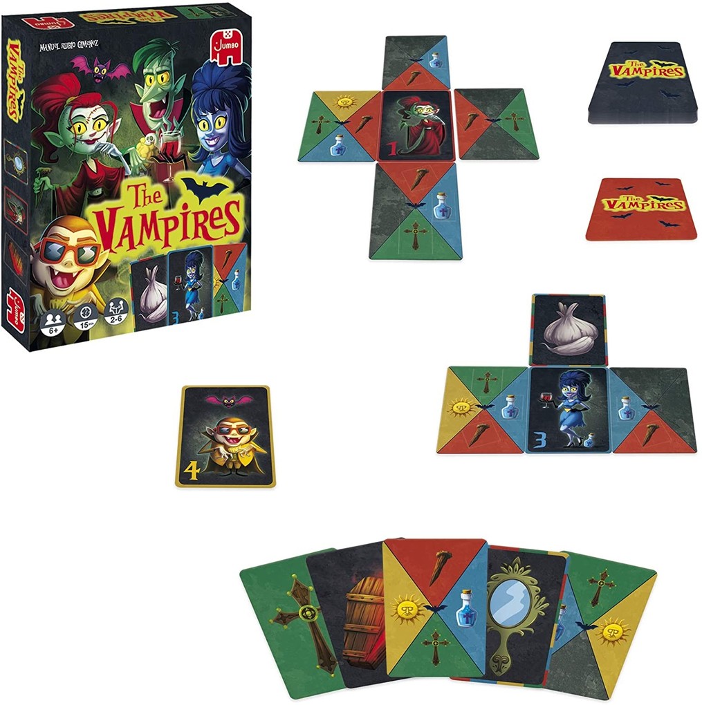 Jumbo Spiele The Vampires Kartenspiel ab 6 Jahren – Familienspiel | Für 2 bis 6 Spieler - Bild 9