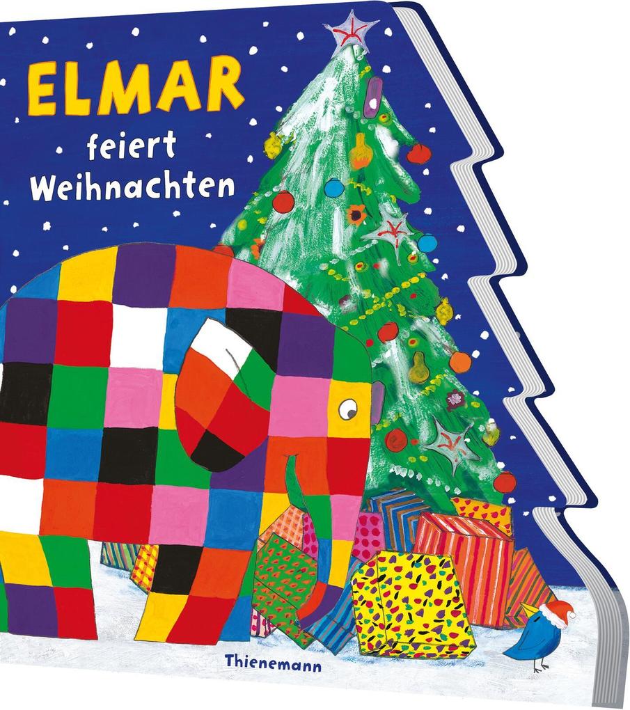Elmar: Elmar feiert Weihnachten: Auffällig gestaltetes Pappbilderbuch - Bild 6