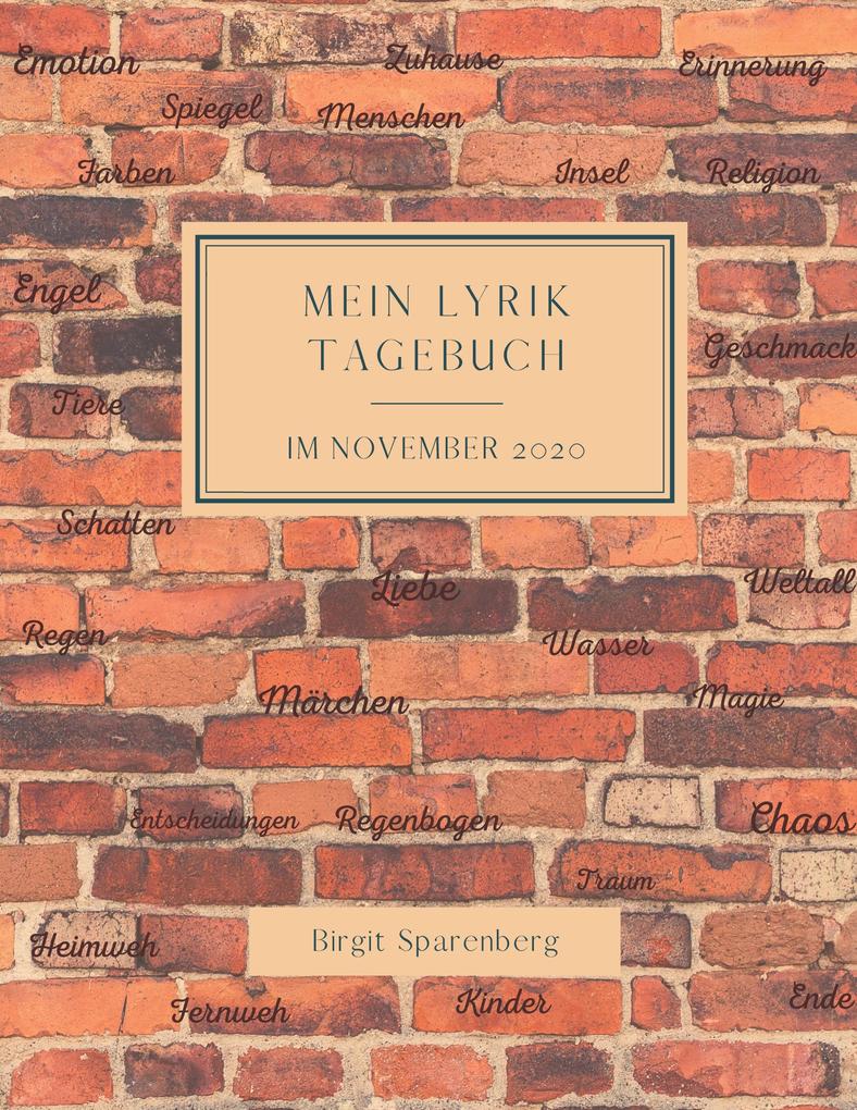 Mein Lyrik Tagebuch - Birgit Sparenberg