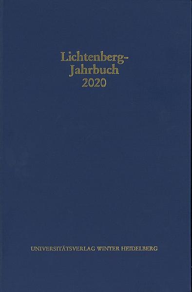 Lichtenberg-Jahrbuch 2020 - Bernd Achenbach