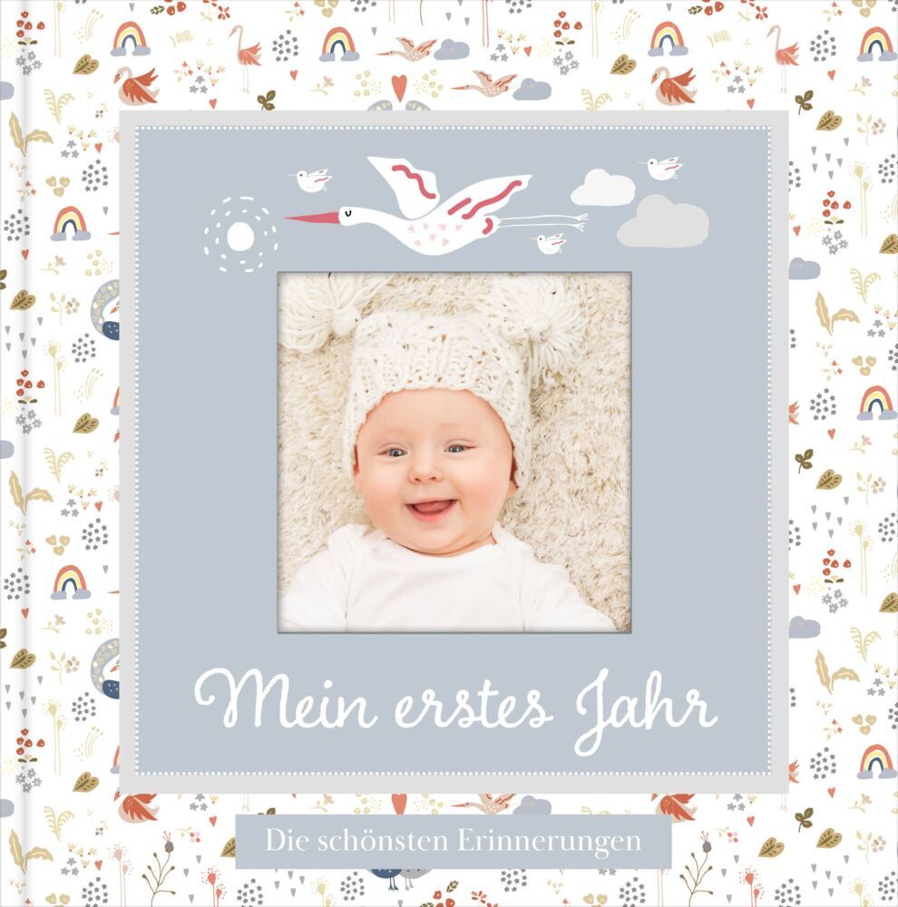 Nova Md Jungen Babyalbum Mit Fensterausschnitt Für Das 1. Lebensjahr Zum Eintragen Der Schönsten Momente Und Erinnerungen Mit Platz Für Fotos | Genderneutral Für Und Mädchen - Image 4