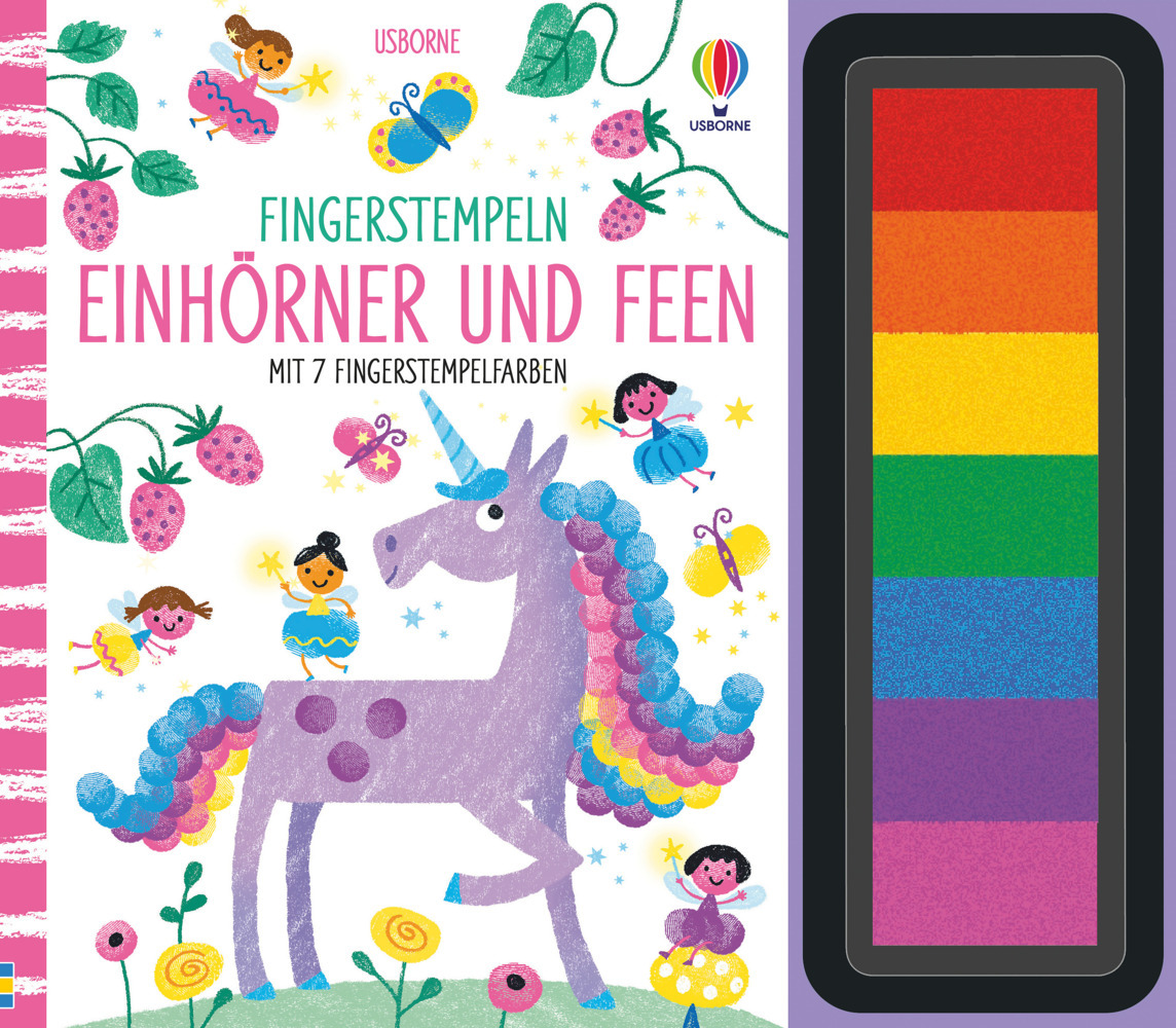 Usborne Publishing Fingerstempeln: Einhörner Und Feen, Kinderbücher Von Fiona Watt - Bild 5