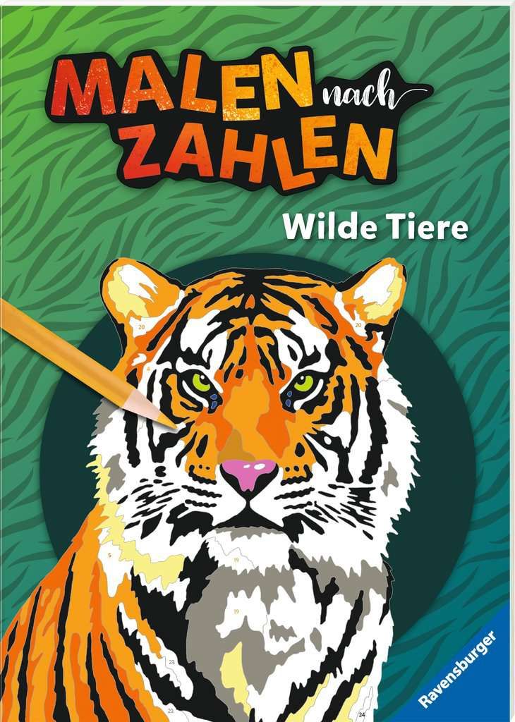 Ravensburger Malen nach Zahlen Wilde Tiere - 32 Motive abgestimmt auf Buntstifts - Image 6