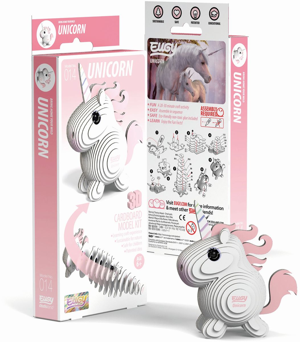 EUGY - 3D Bastelset Einhorn | Eugy | Kit (Bastelset) | 650014 | Deutsch | 2023 - Image 9