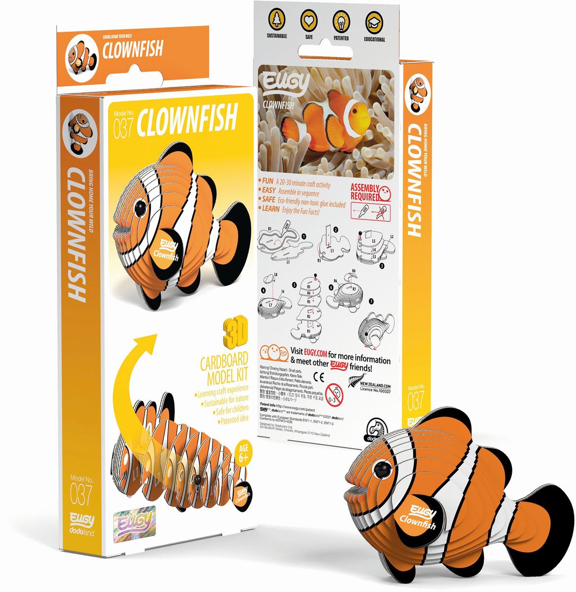 Eugy - 3D Bastelset Clownfisch - Bild 12