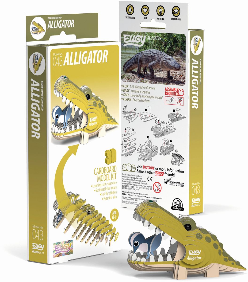 EUGY - 3D Bastelset Alligator Eugy - Bild 8