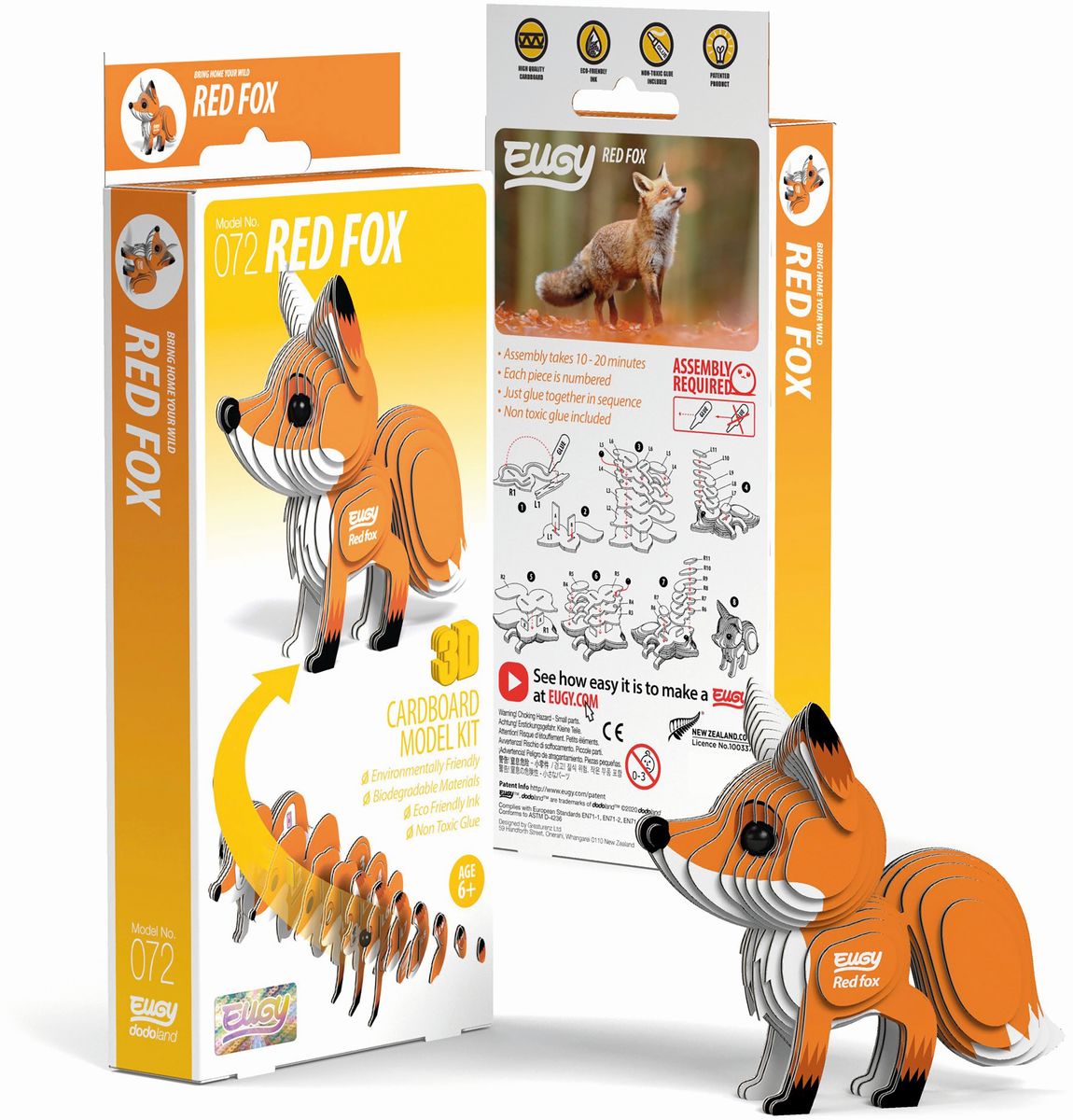 Eugy - 3D Bastelset Fuchs - Bild 6