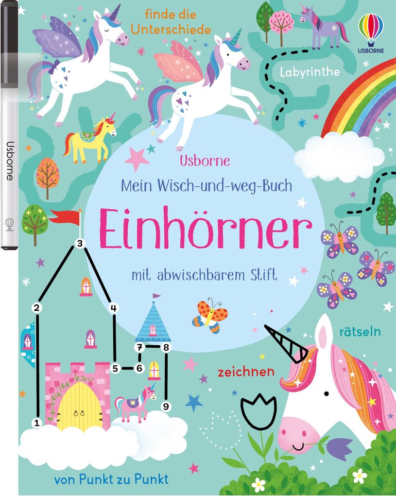 Usborne Verlag Mein Wisch-Und-Weg-Buch: Einhörner - Bild 2