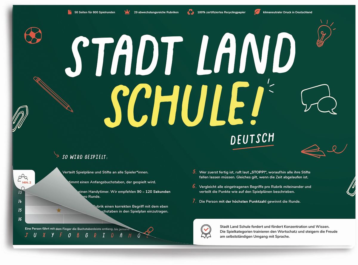 Carletto Deutschland Gmbh Simon & Jan - Stadt Land Schule - Deutsch