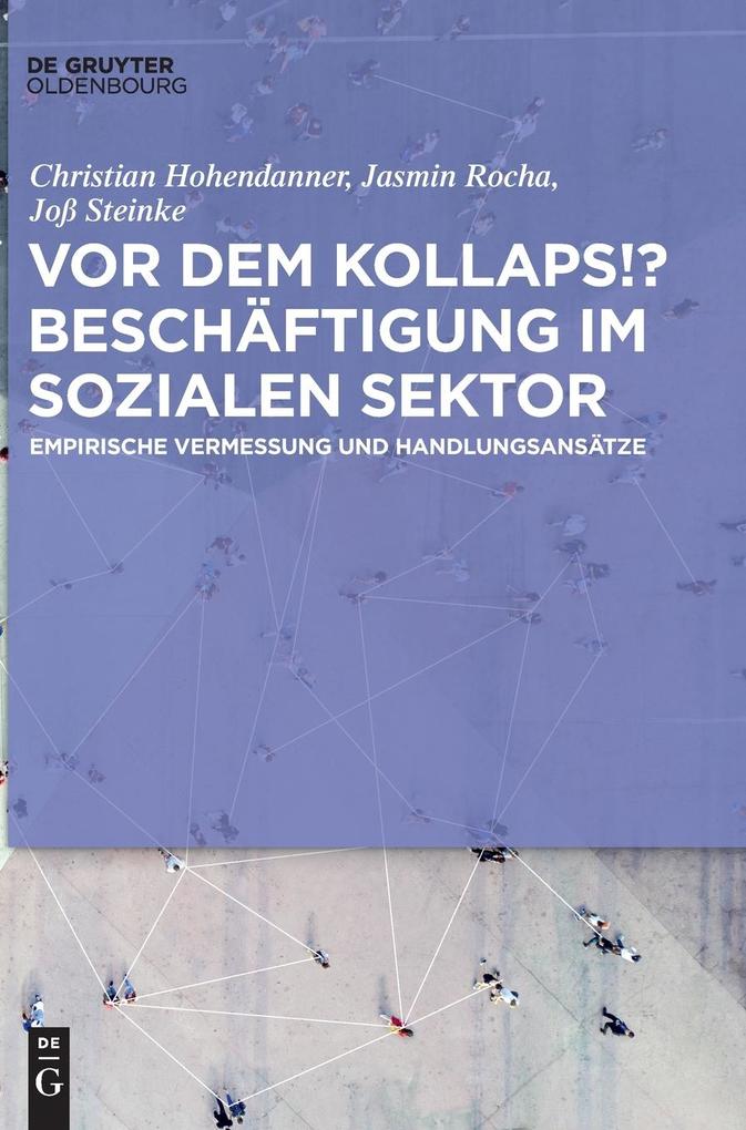 Vor dem Kollaps!? Beschäftigung im sozialen Sektor - Christian Hohendanner/ Jasmin Rocha/ Joß Steinke