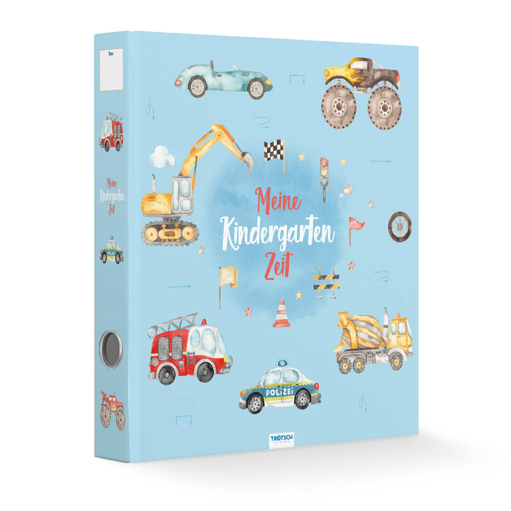 Trötsch Verlag Gmbh Trötsch Ordner Kindergarten Fahrzeuge Sammelordner Hefter A4 Motivordner - Image 3
