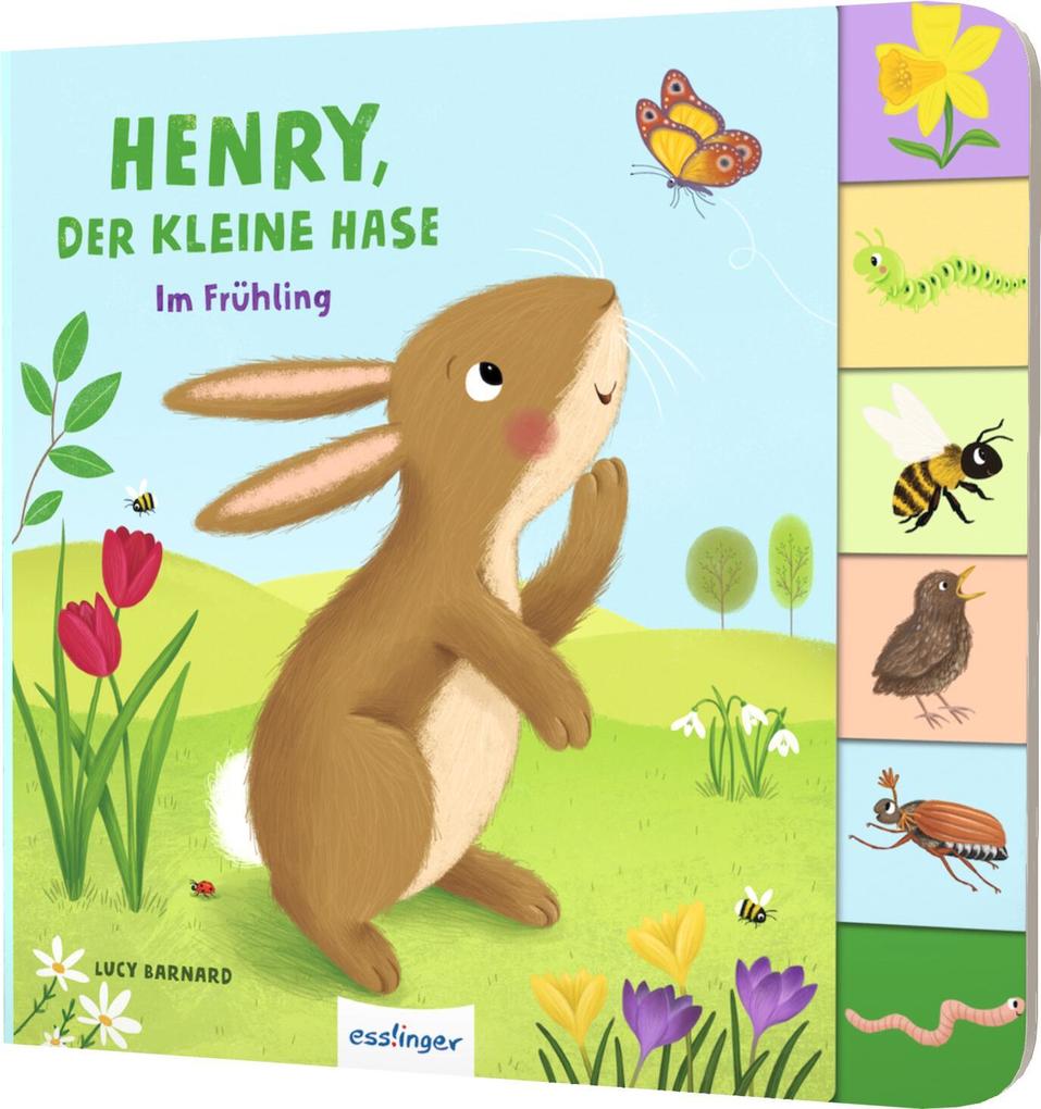 Mein erstes Jahreszeitenbuch: Henry, der kleine Hase: Im Frühling | Pappebuch mit Griff-Register - Bild 6