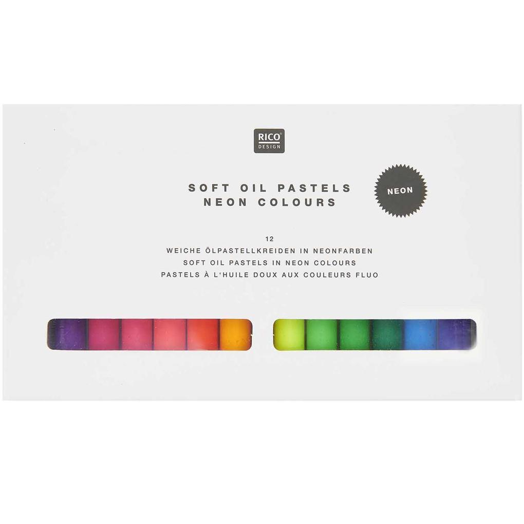 Ölpastellkreide Neonfarben, 12 Farben | Deutsch | 2022 | EAN 4065166020466 - Image 8