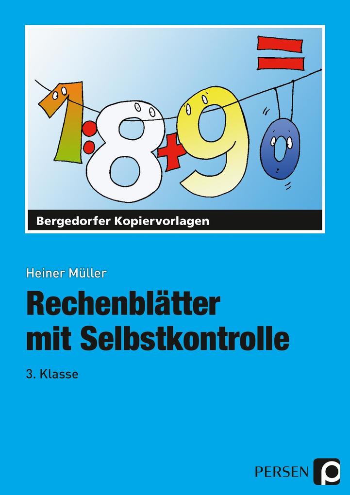 Rechenblätter mit Selbstkontrolle. 3. Schuljahr. (Lernmaterialien) - Bild 4