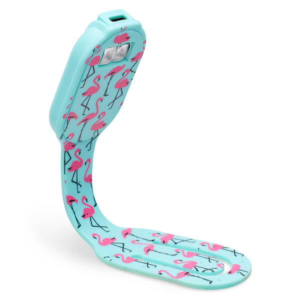 Bookchair Vertrieb Flexilight Rc (Flamingo) - Wiederaufladbares Leselicht - 2 In 1 Leselampe & Lesezeichen - Led Leselicht - Geschenk Für Leser Buchliebhaber - Deutsche Ausgabe - Image 4