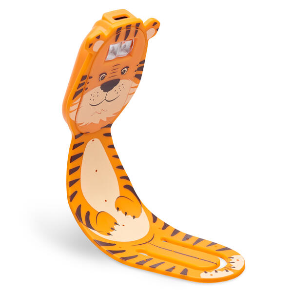 Bookchair Vertrieb Flexilight Pals Rc (Tiger) - Wiederaufladbares Leselicht - 2 In 1 Leselampe & Lesezeichen - Led Leselicht - Geschenk Für Leser Buchliebhaber - Deutsche Ausgabe - Image 4