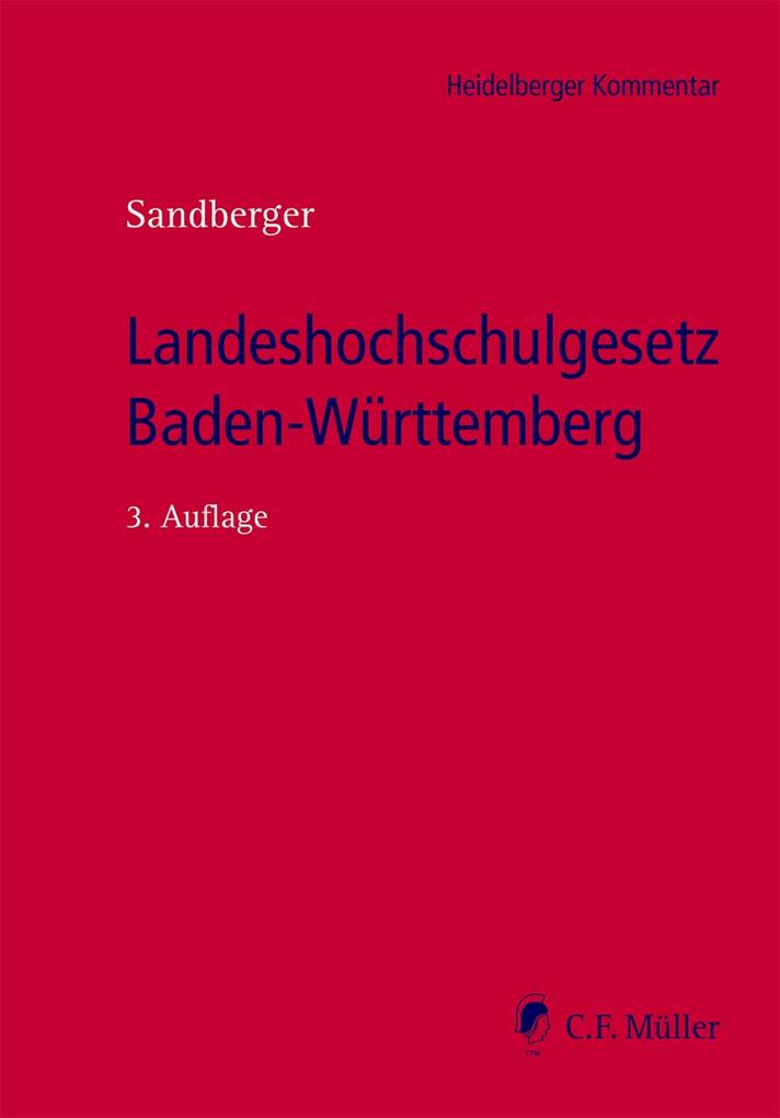 Landeshochschulgesetz Baden-Württemberg - Georg Sandberger