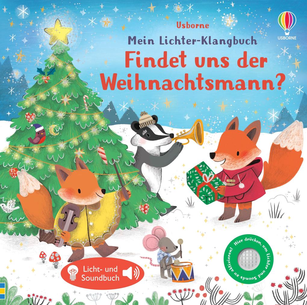 Sam Taplin: Mein Lichter-Klangbuch: Findet uns der Weihnachtsmann? - gebunden - Bild 5