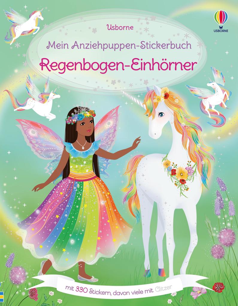 Mein Anziehpuppen-Stickerbuch: Regenbogen-Einhörner - Bild 5