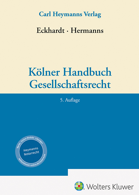Heymanns Verlag Gmbh Kölner Handbuch Gesellschaftsrecht - Bild 6
