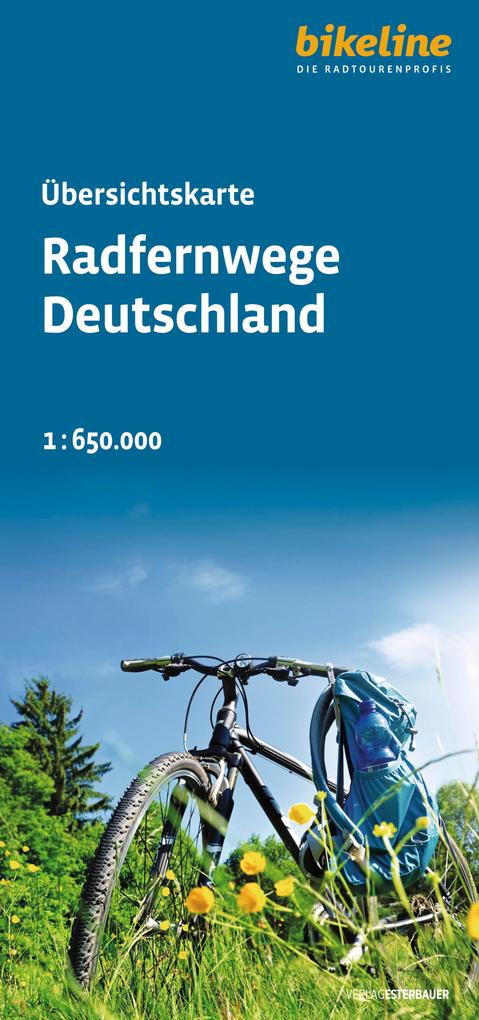 Radfernwege Deutschland: Übersichtskarte 1:650.000 (bikeline Panorama) - Bild 3