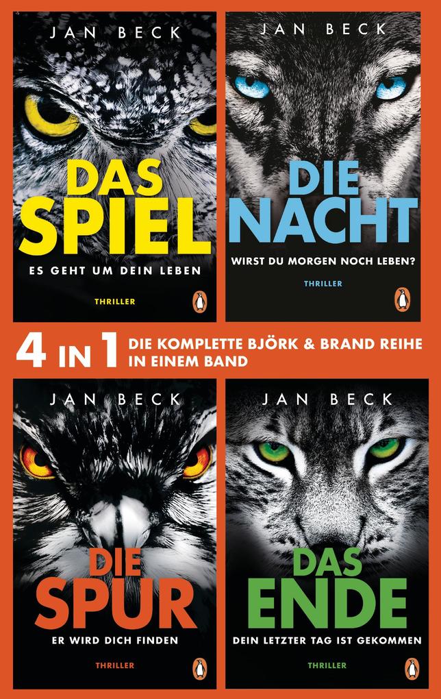 Die Björk und Brand Reihe Band 1-4: Das Spiel Die Nacht Die Spur Das Ende (4in1-Bundle)