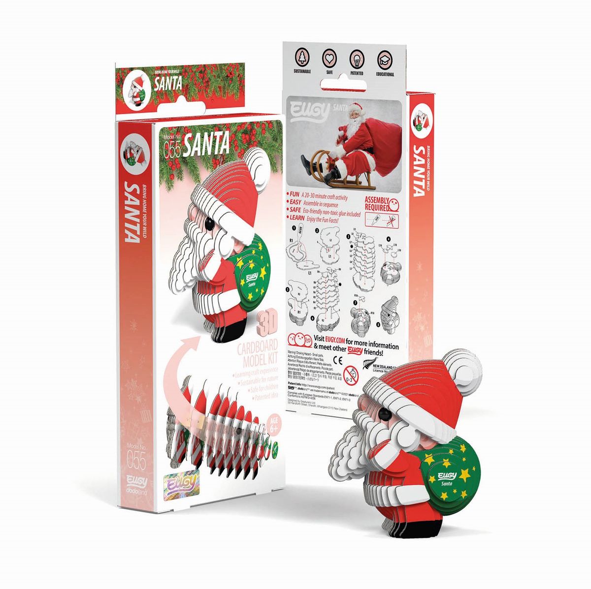 EUGY - 3D Bastelset Weihnachtsmann Eugy - Bild 8