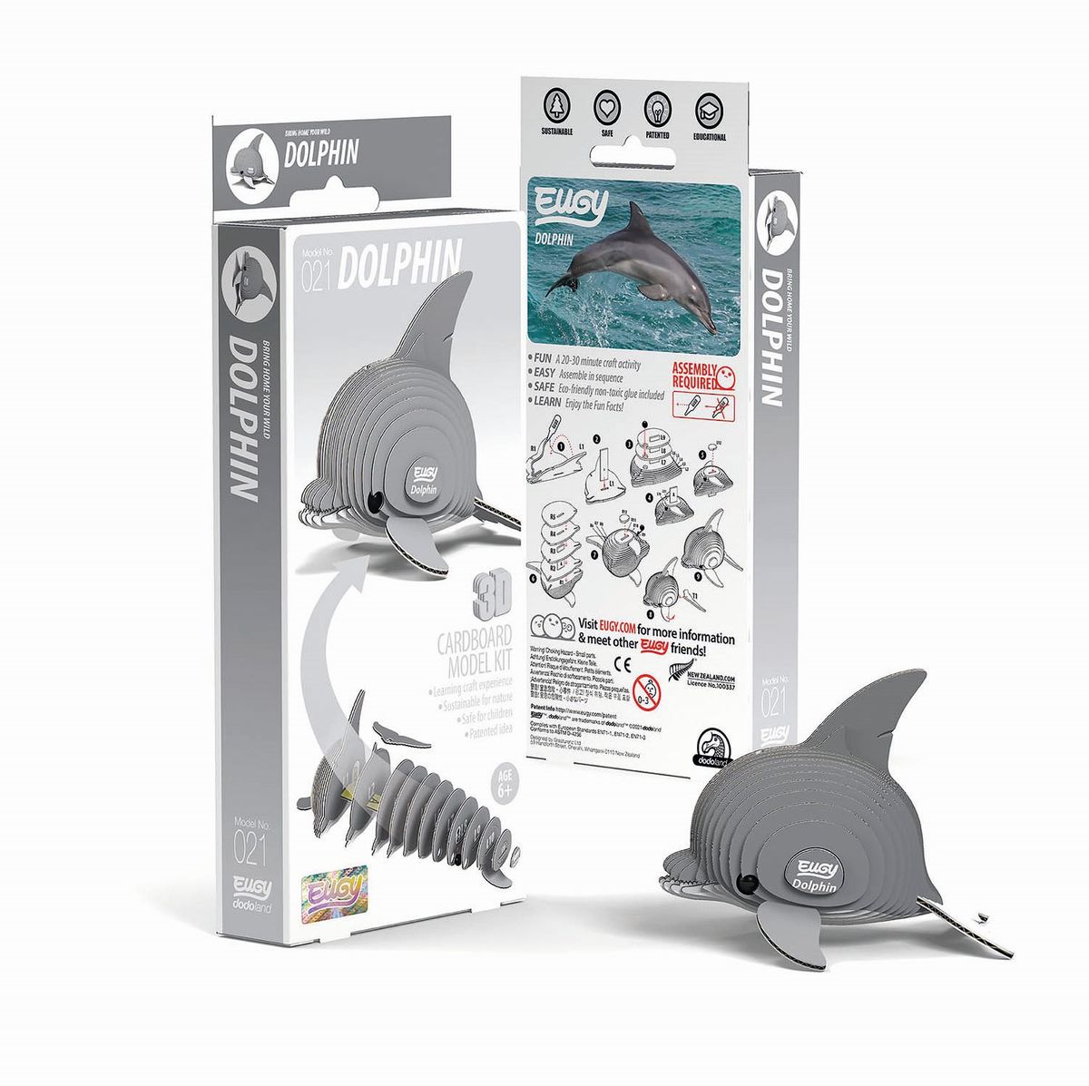 Carletto Deutschland Gmbh Eugy - 3D Bastelset Delfin - Bild 6